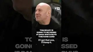Dana White has found the ultimate way to piss off Tom Brady 🤣 #CardShopping