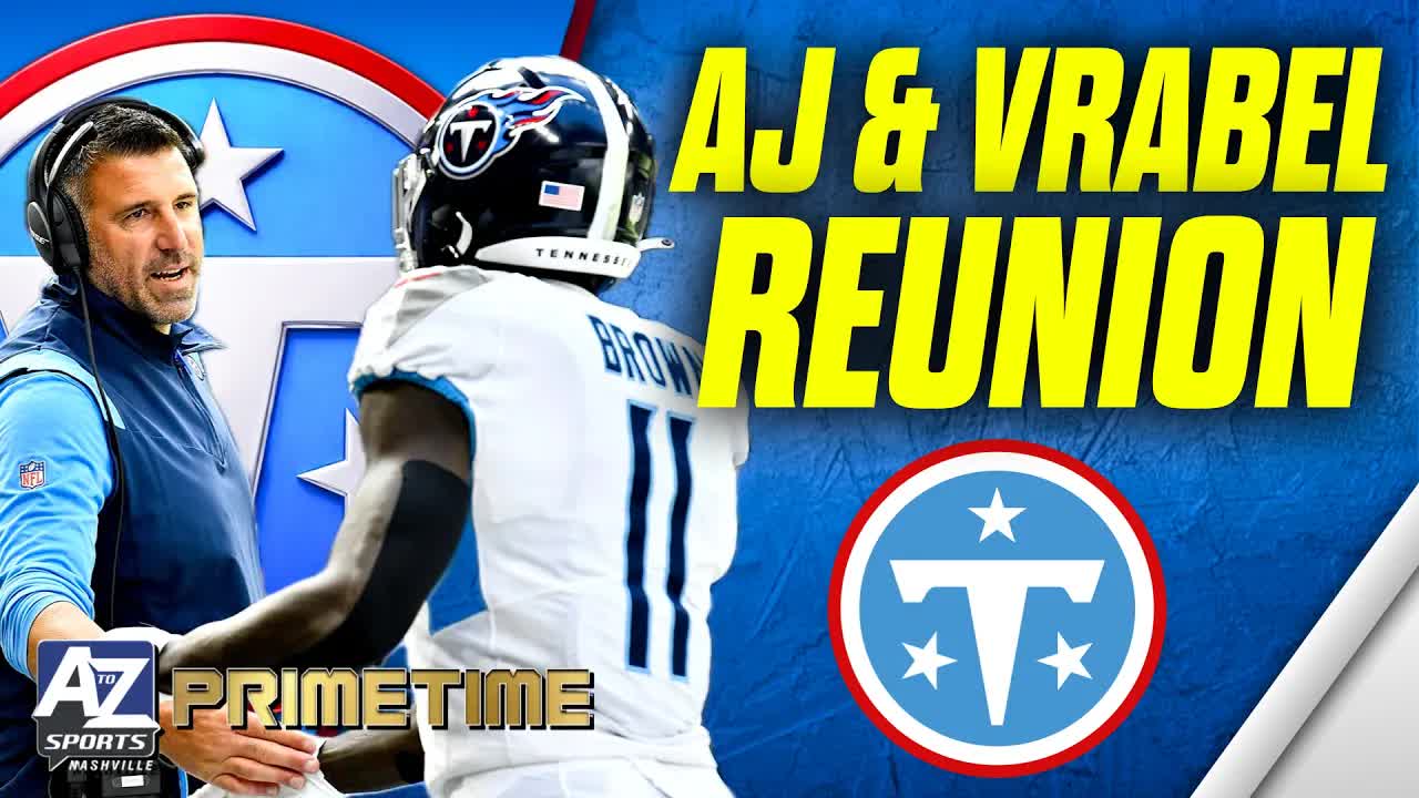 Titans Ties Reunite AJ  Brown and Mike Vrabel with the Patriots: Primetime with Buck Reising