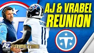 Titans Ties Reunite AJ  Brown and Mike Vrabel with the Patriots: Primetime with Buck Reising