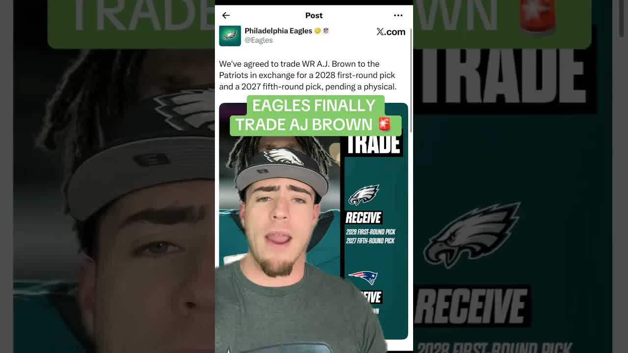 Eagles TRADE AJ Brown To Patriots & They Got A GREAT Return! #Eagles #PhiladelphiaEagles #NFL episode artwork