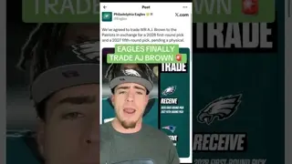 Eagles TRADE AJ Brown To Patriots… & They Got A GREAT Return! 🚨🔥 #Eagles #PhiladelphiaEagles #NFL