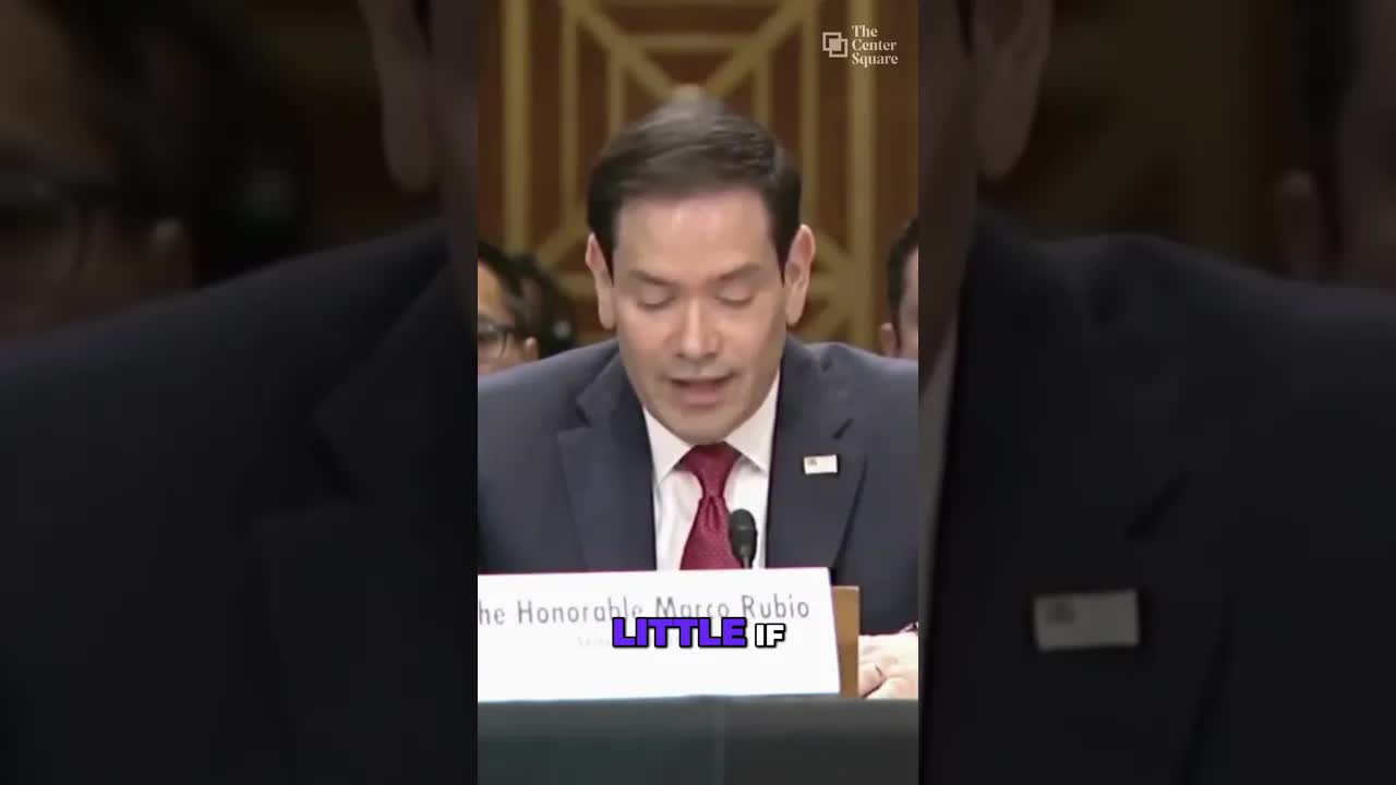 Rubio Calls For America-First Approach To Government
