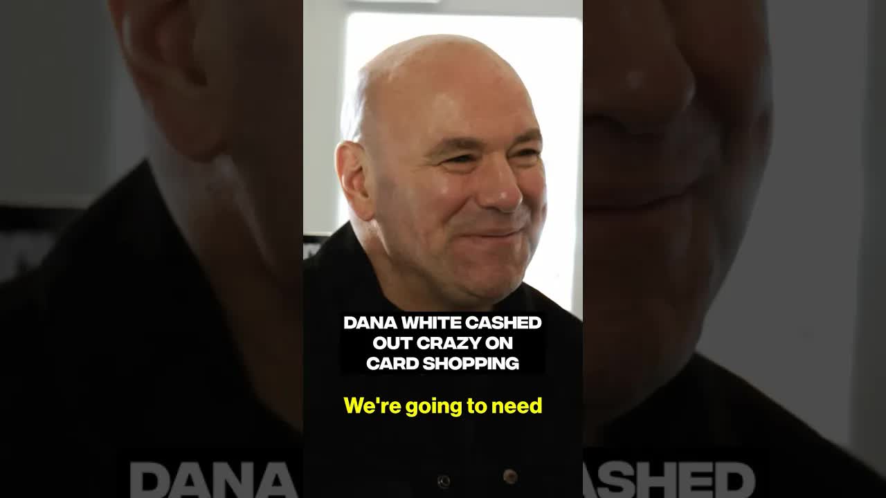 Dana White cashed out crazy on #CardShopping