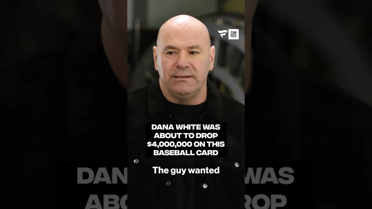 Dana White was about to drop $4 million on this baseball card on #CardShopping
