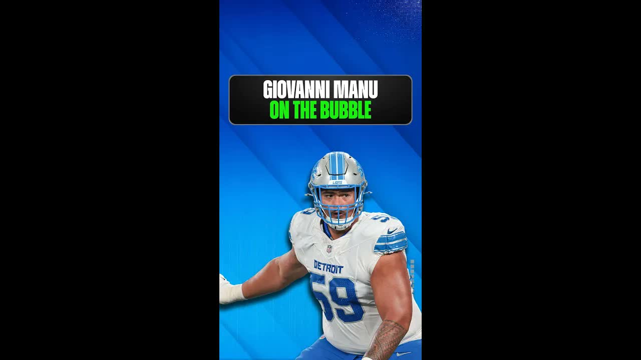 The #Lions took a chance on Giovanni Manu, but his path to the roster is looking tougher by the day episode artwork