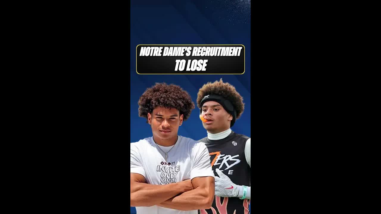 The recruitment of legacy recruit Julius Jones Jr is the Fighting Irish's TO LOSE