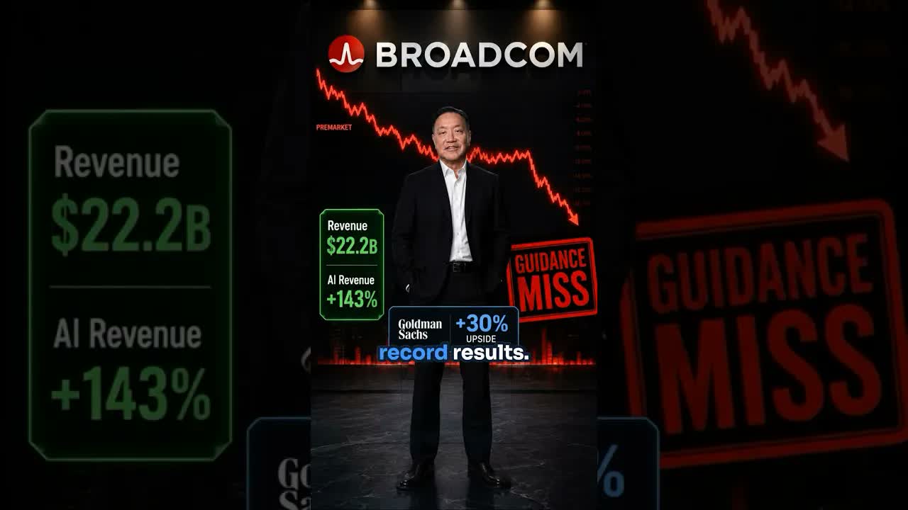 Broadcom Plunges, Goldman Says Buy