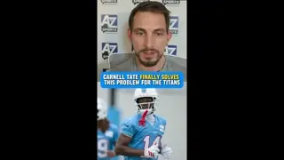 The #Titans finally found their answer to a MAJOR problem in Carnell Tate