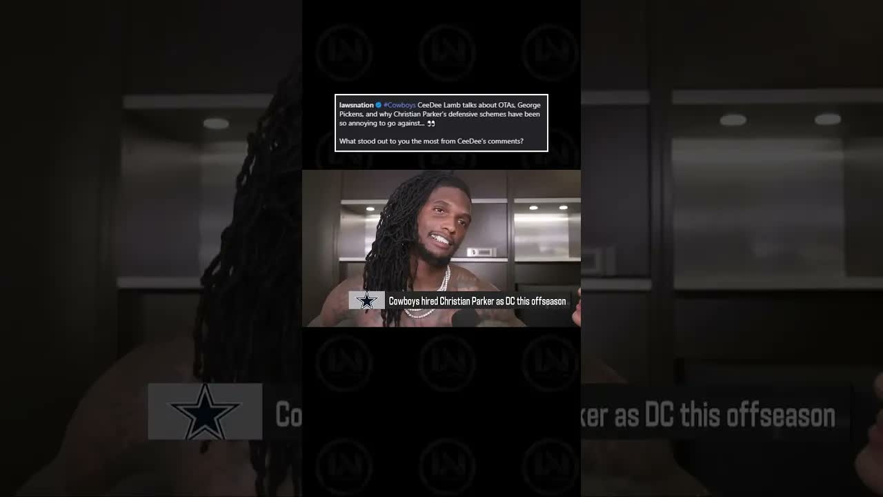 #Cowboys CeeDee Lamb  OTAs, George Pickens, and why Christian Parker defensive been so annoying