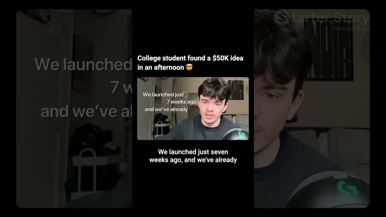 College student found a $50K idea in an afternoon