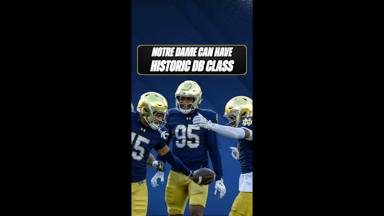 Notre Dame could have an UNPRECEDENTED amount of DB talent headed to the 2027 draft