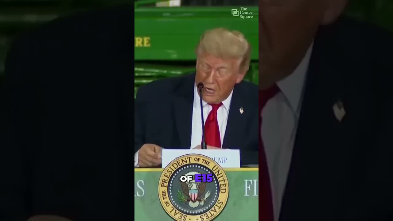 Trump Backs E15 To Lower Fuel Costs