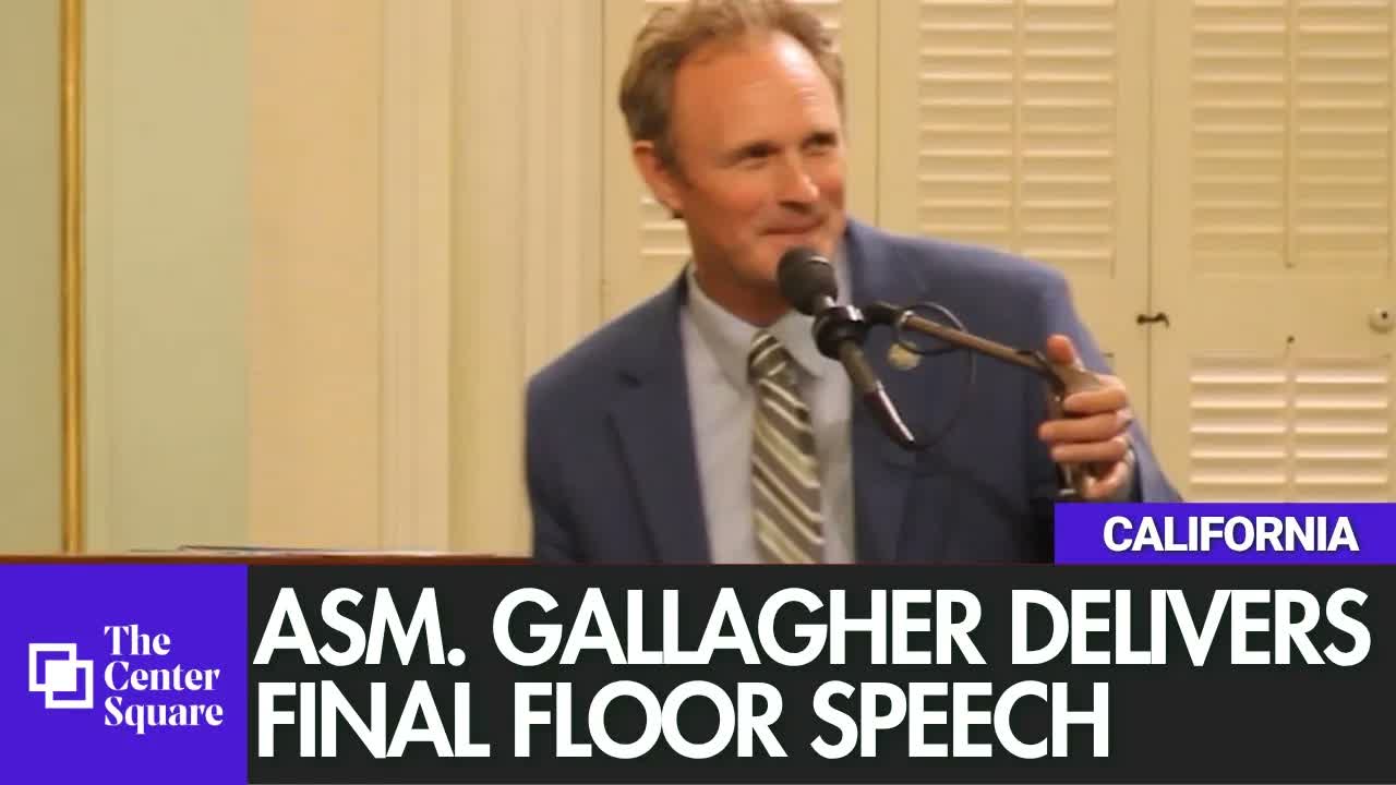 Asm. Gallagher Delivers Final Floor Speech Before Joining Congress