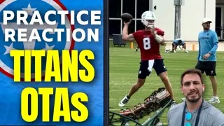 Titans OTA Reaction: One-Sided RedZone Domination & the Will Levis ROLLERCOASTER