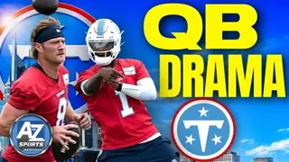 Titans Practice Dominated by Controversy Around Will Levis, Cam Ward + Carnell Tate Mosses Again