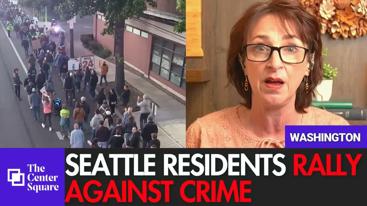 Hundreds March to Protest Crime in Seattle