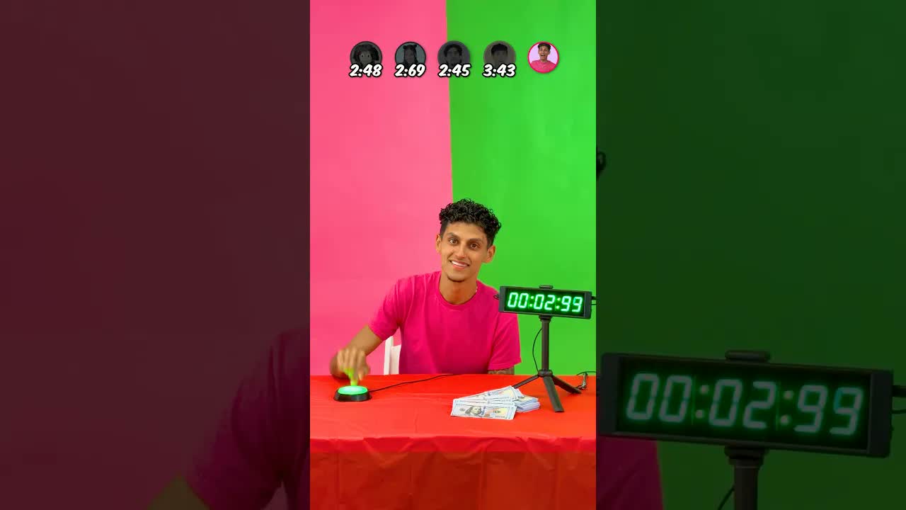Closest to 3 seconds wins!!