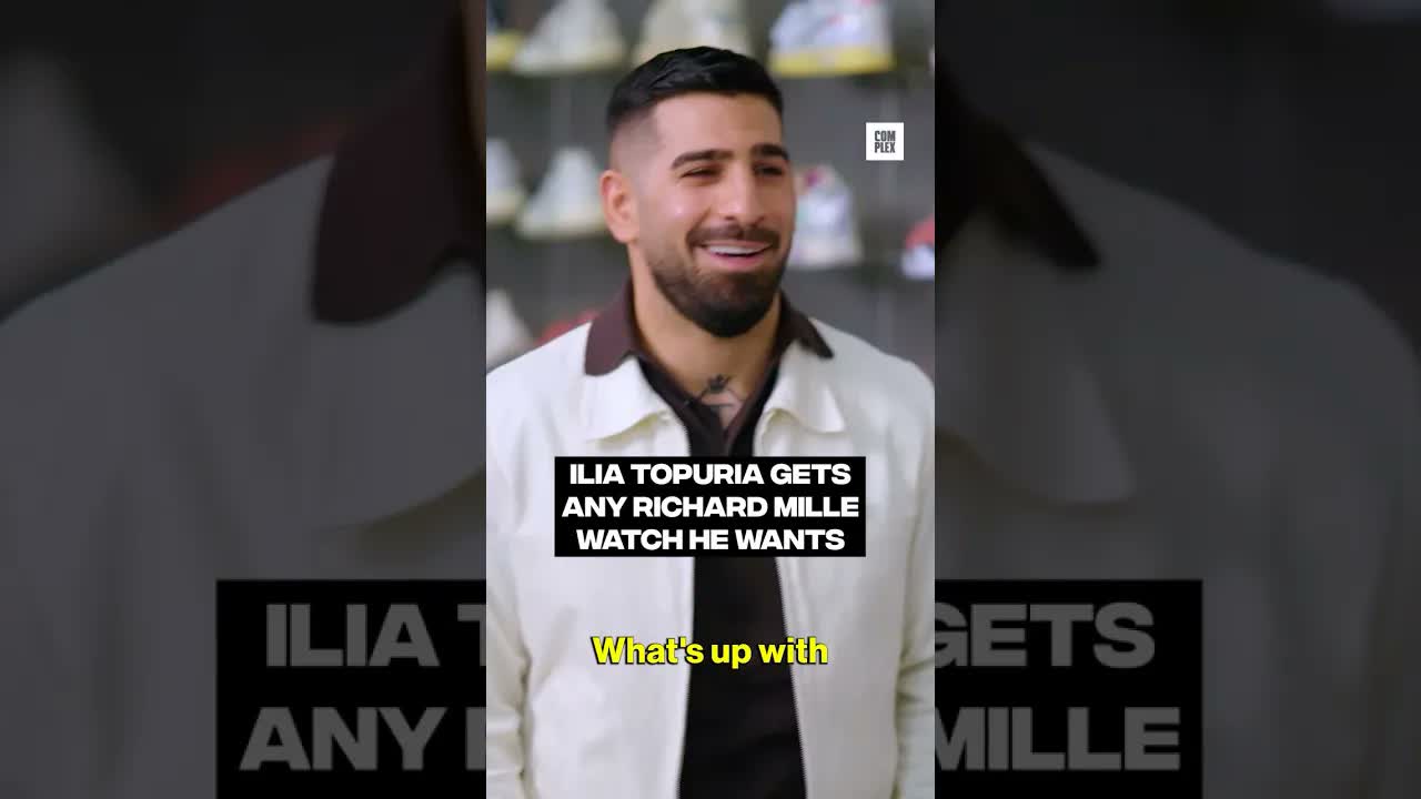 Ilia Topuria has Richard Mille on speed dial #SneakerShopping