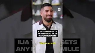 Ilia Topuria has Richard Mille on speed dial #SneakerShopping
