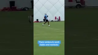 Fine tuning the little details. #tennesseetitans #widereceiver #calvinridley #carnelltate #catch