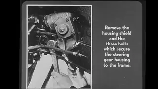 Servicing The 1949 Passenger Car Steering Gear (silent, filmstrip)