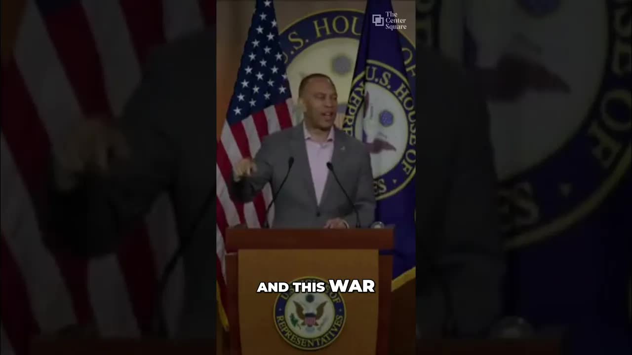 Hakeem Jeffries Blasts Trump Over Iran Conflict
