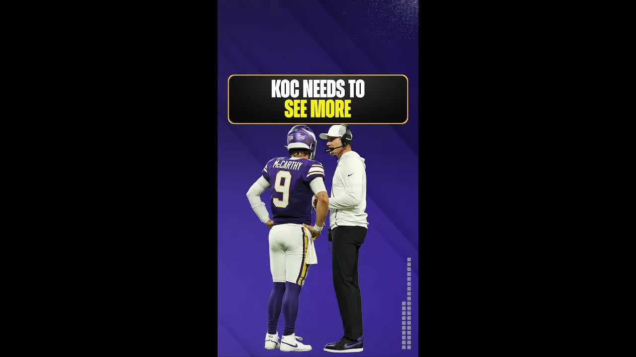 Kevin O'Connell isn't rushing this decision. The #Vikings QB competition continues #NFLNews