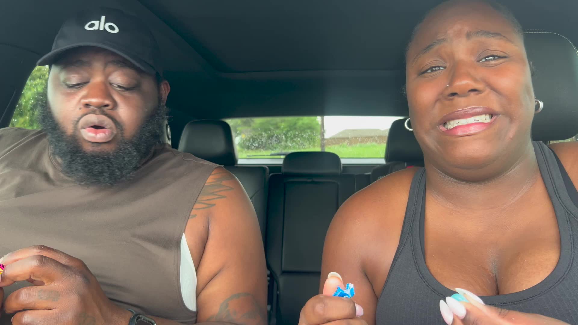 Tasting the most sour candy in the world and watching each other's faces collapse
