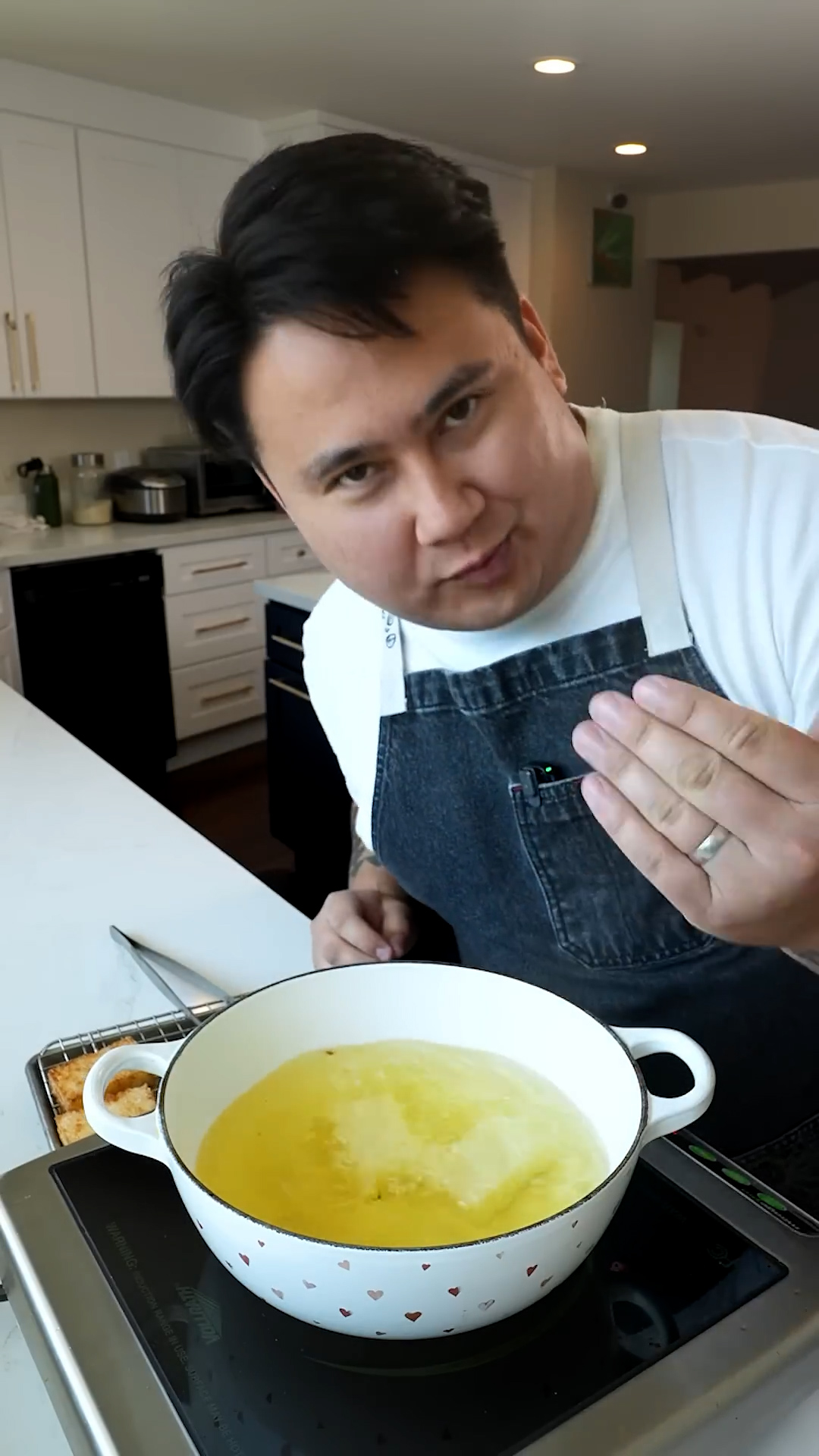 Making a special birthday meal for someone I love