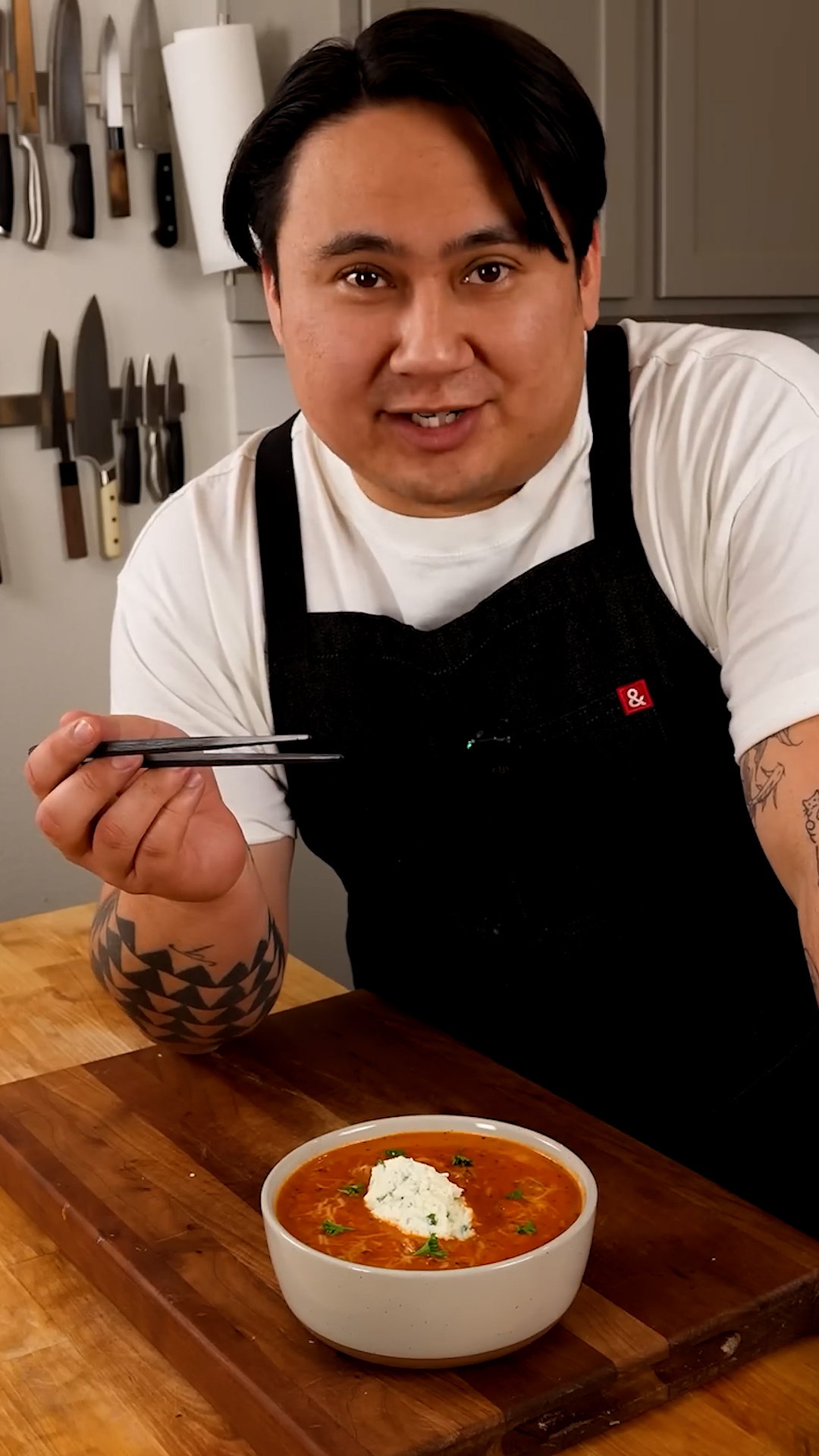 Creamy lasagna soup with all the flavors in a bowl