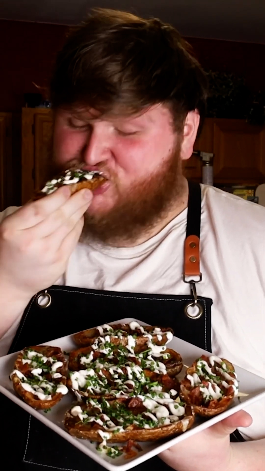 Loaded appetizer potato skins
