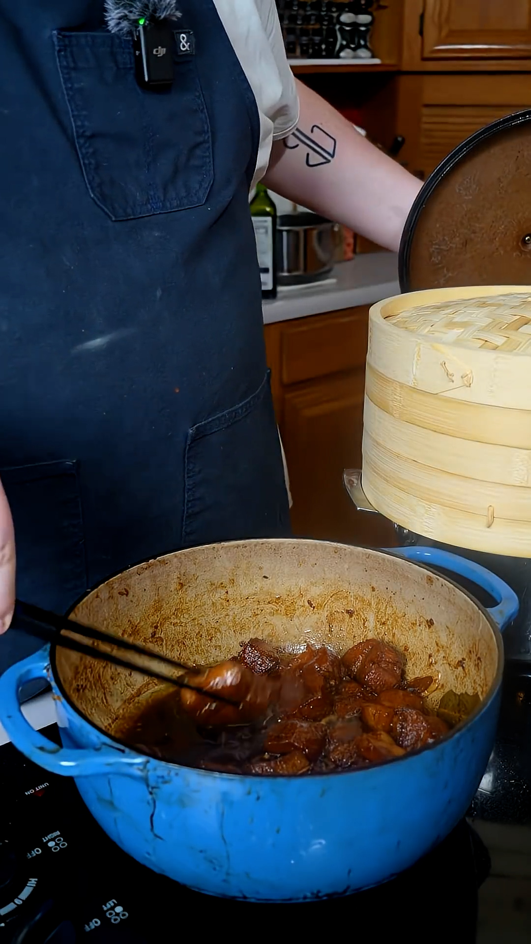 Tender pork belly bao bun