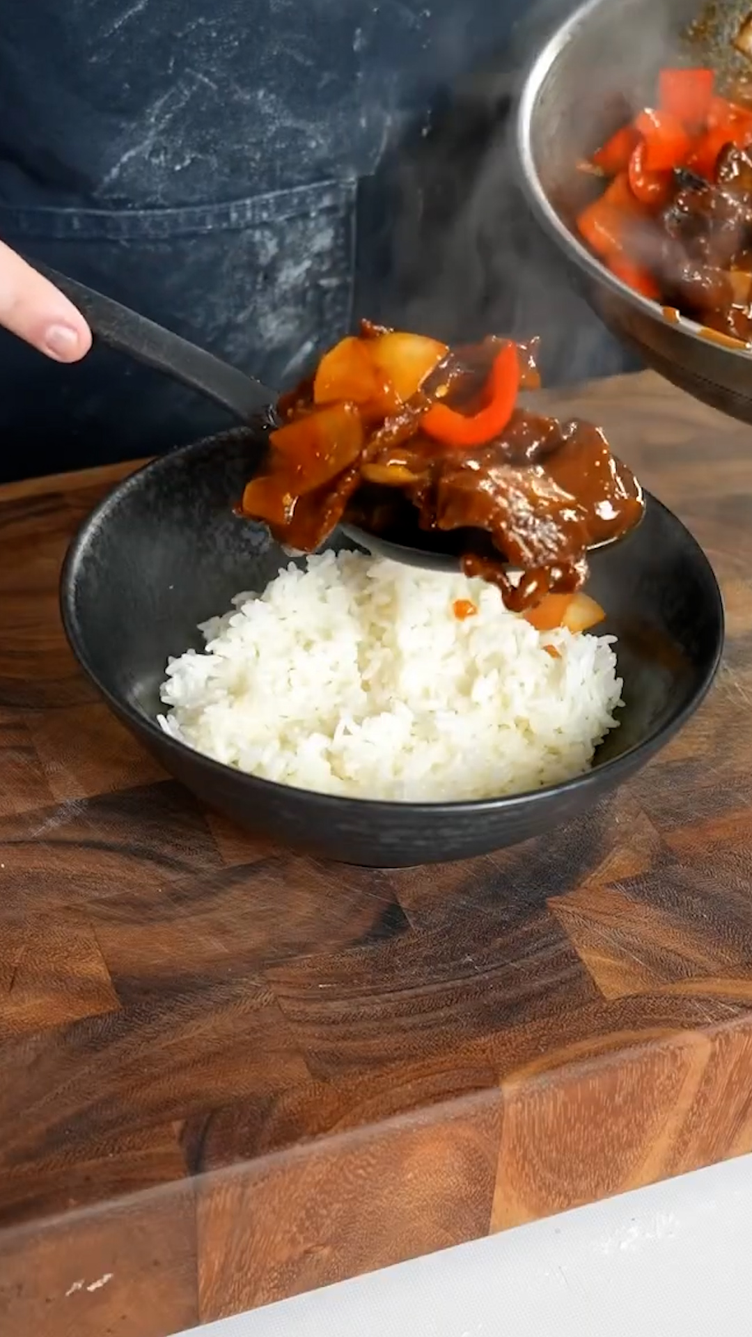 Homemade Beijing beef beats Panda
