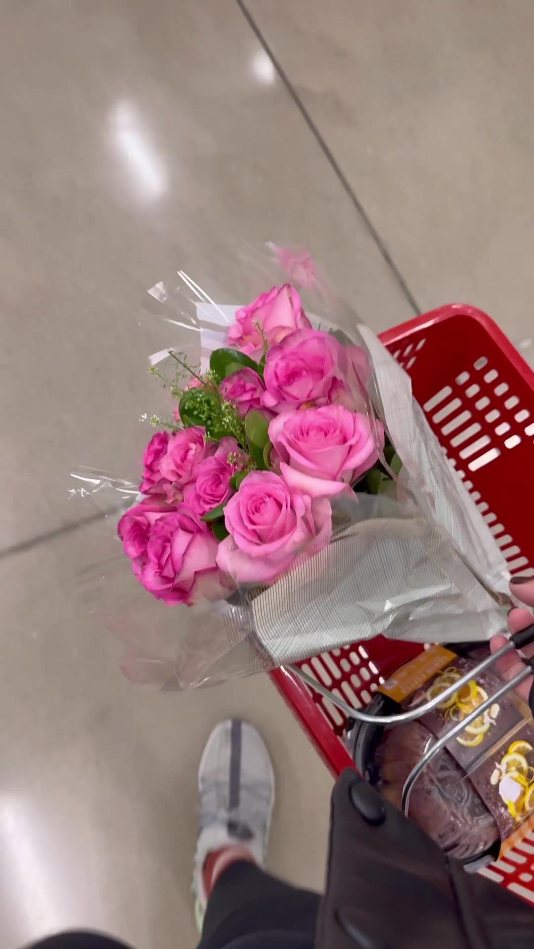 Grabbing groceries and pink roses while sharing where my head is this time of year