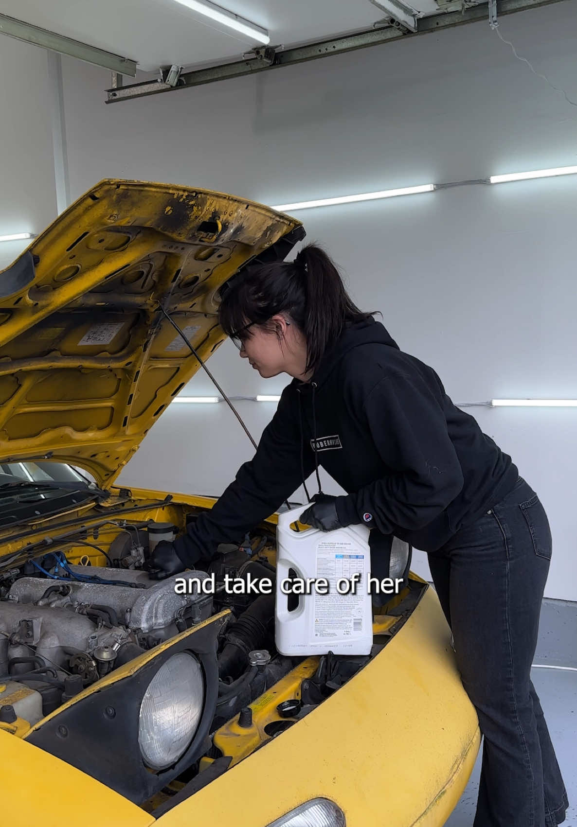 Treating my project car to fresh fluids the same way I'd treat my own self