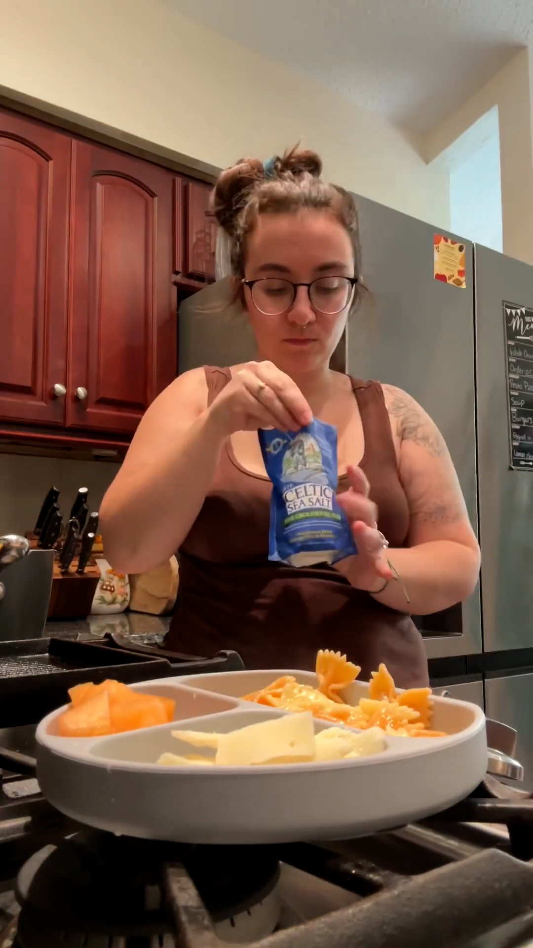 Making do without marinara sauce on hand on our homestead