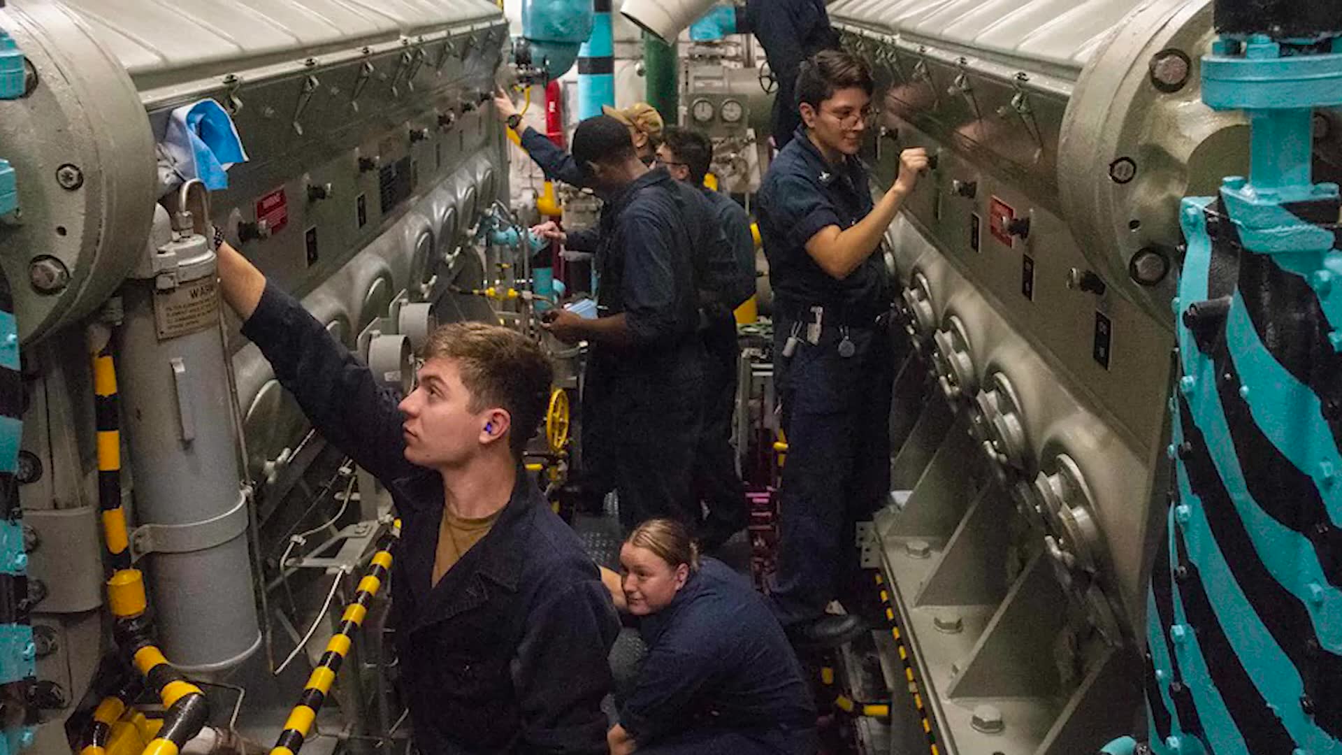 Inside the sanitation systems of an aircraft carrier