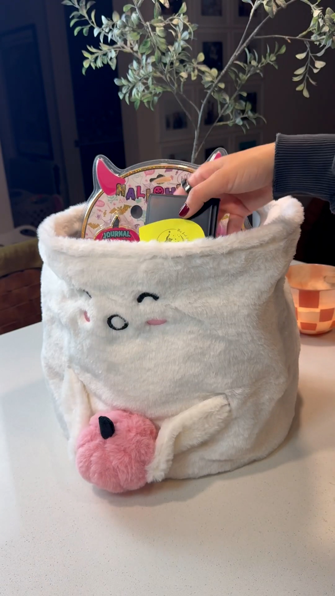 Putting together a thoughtful Halloween treat basket surprise