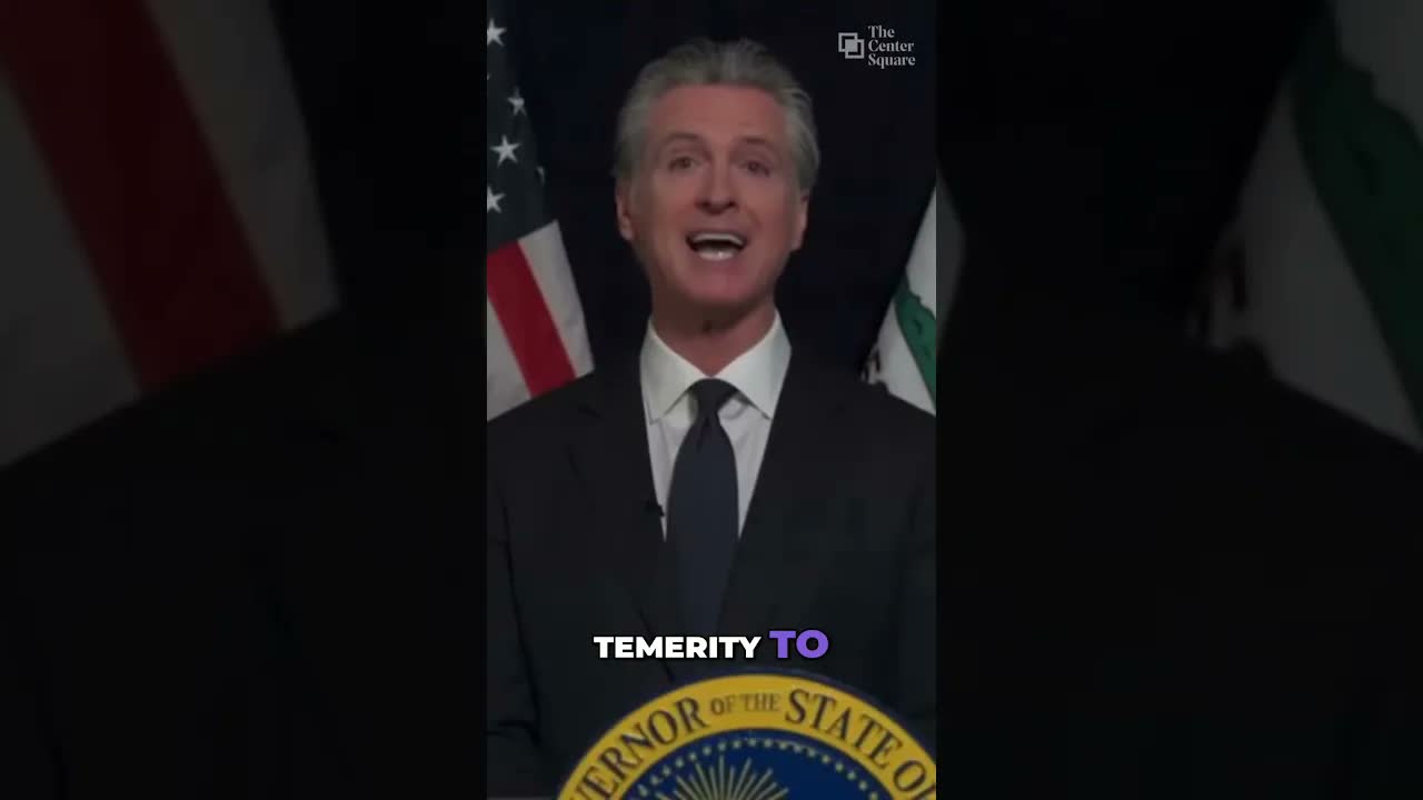 Gavin Newsom Accuses Trump Of Targeting His Family