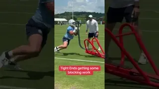 Working on their whole game. #tennesseetitans #tightend #gunnarhelm #danielbellinger #briandaboll