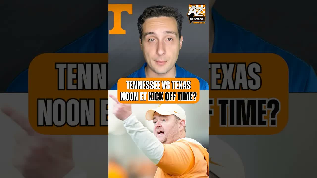 One of the #Vols marquee games will have an early start 🤨 #TennesseeVols #Longhorns #shorts #cfb