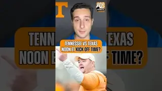 One of the #Vols marquee games will have an early start 🤨 #TennesseeVols #Longhorns #shorts #cfb