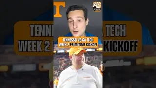 The #Vols will be on the national stage EARLY in 2026 👀 #TennesseeVols #collegefootball #GATech