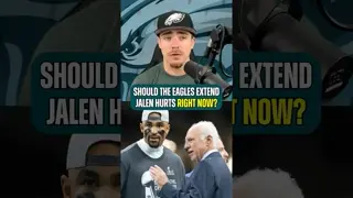 Should The #Eagles Extend Jalen Hurts? 👀#philadelphiaeagles #nflnews #jalenhurts
