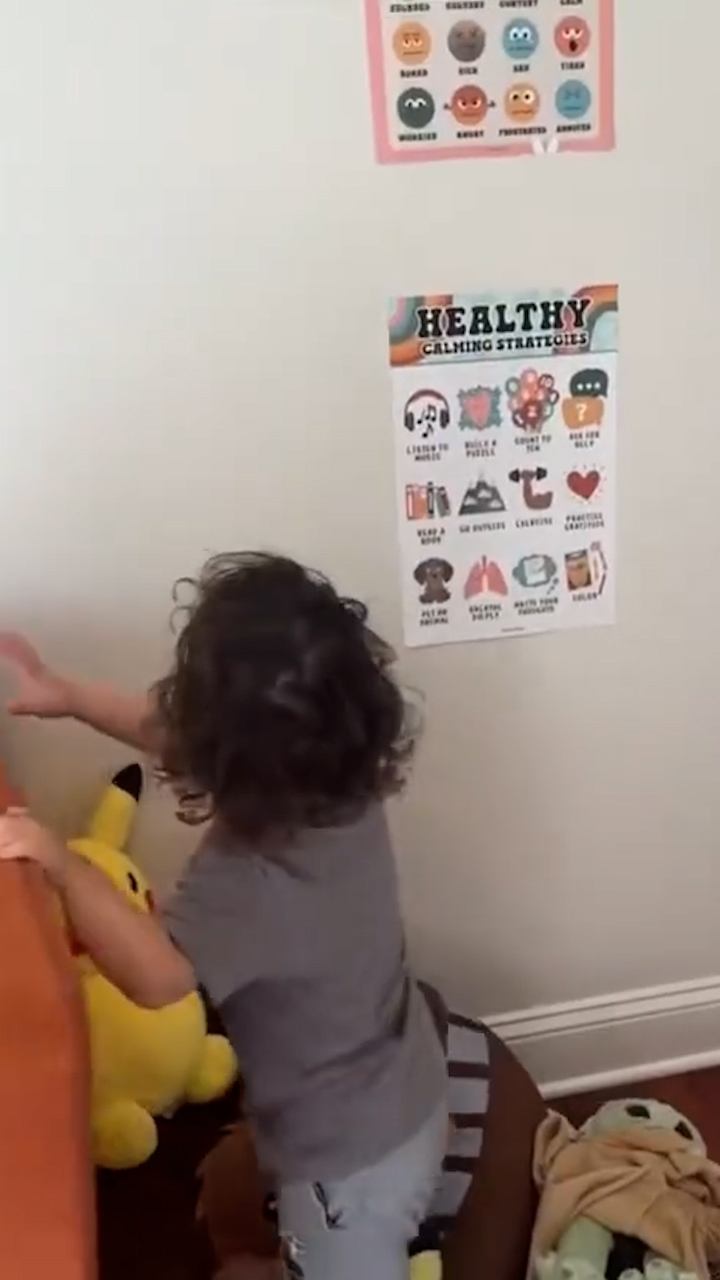 Creating a peaceful calm down corner for our toddler on our homestead