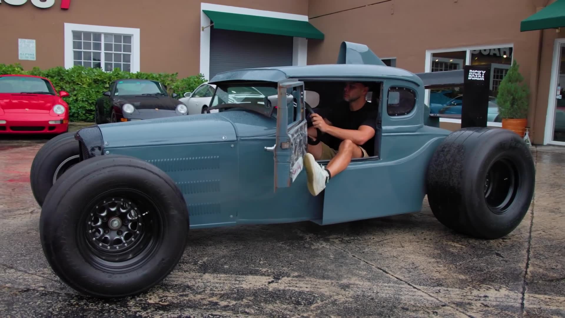 We drove our open-wheel Model A around the canyons