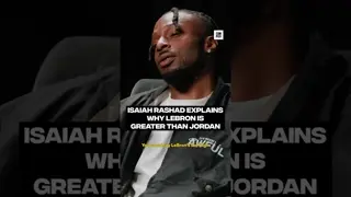 Isaiah Rashad explains why LeBron is greater than Jordan #ReRank
