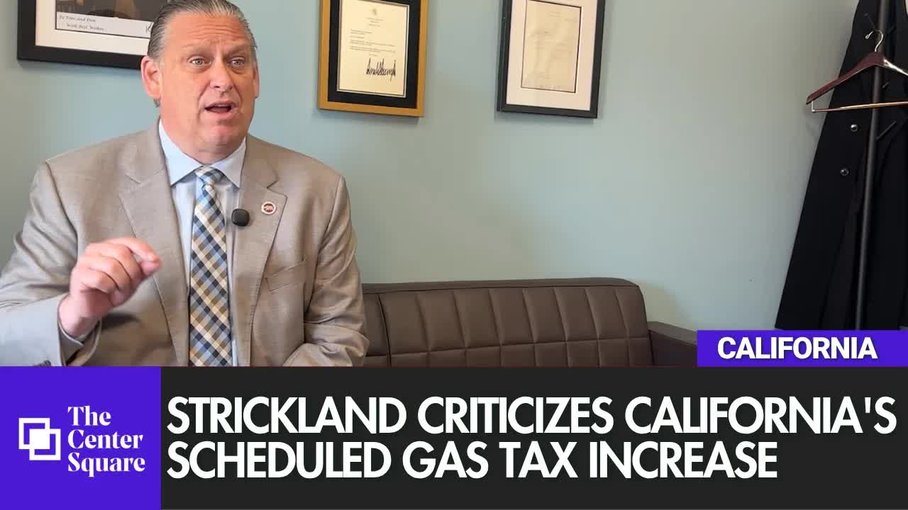 Sen. Tony Strickland Criticizes California's Scheduled Gas Tax Increase