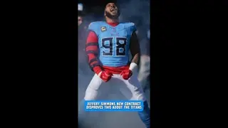 Jeffery Simmons just got PAID, and disproves this one thing about the #titans