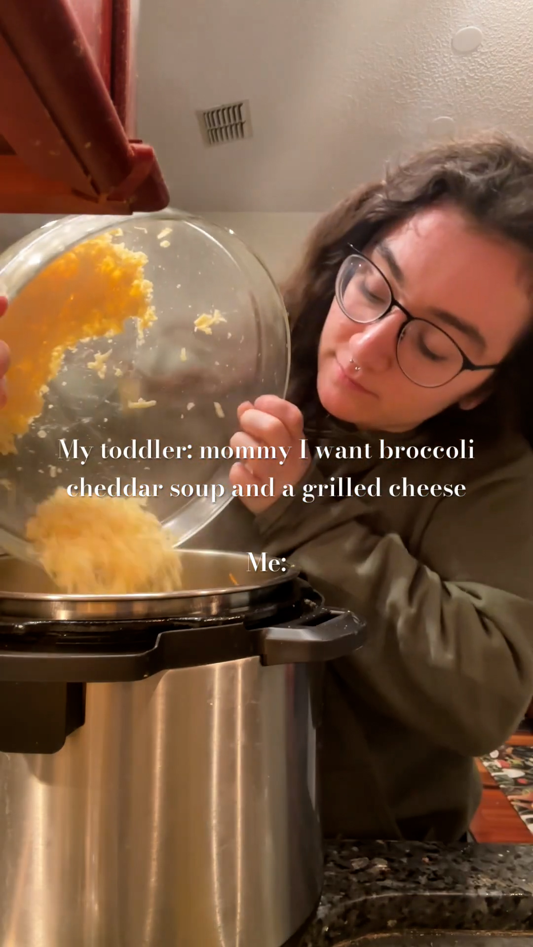 Sure thing, I'll get that started in the kitchen on our homestead